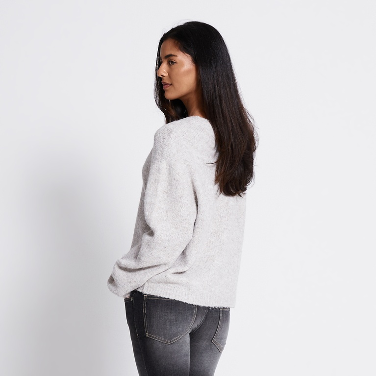 Knit cardigan "Alva" Light Beige